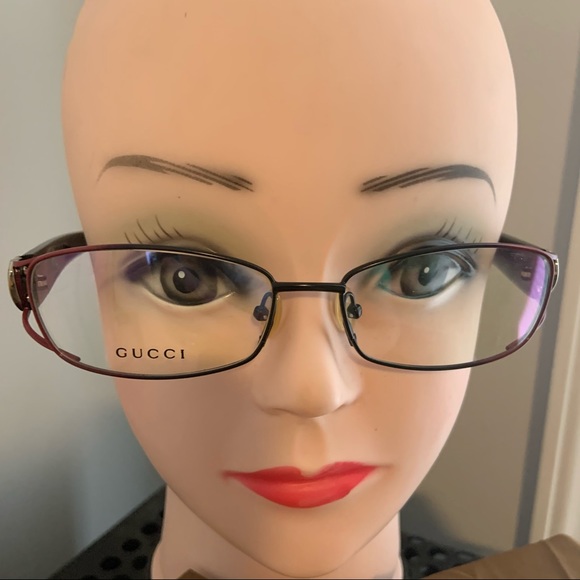 Gucci Eyeglasses GG2837 Rectangular Heart Frame - Picture 11 of 12